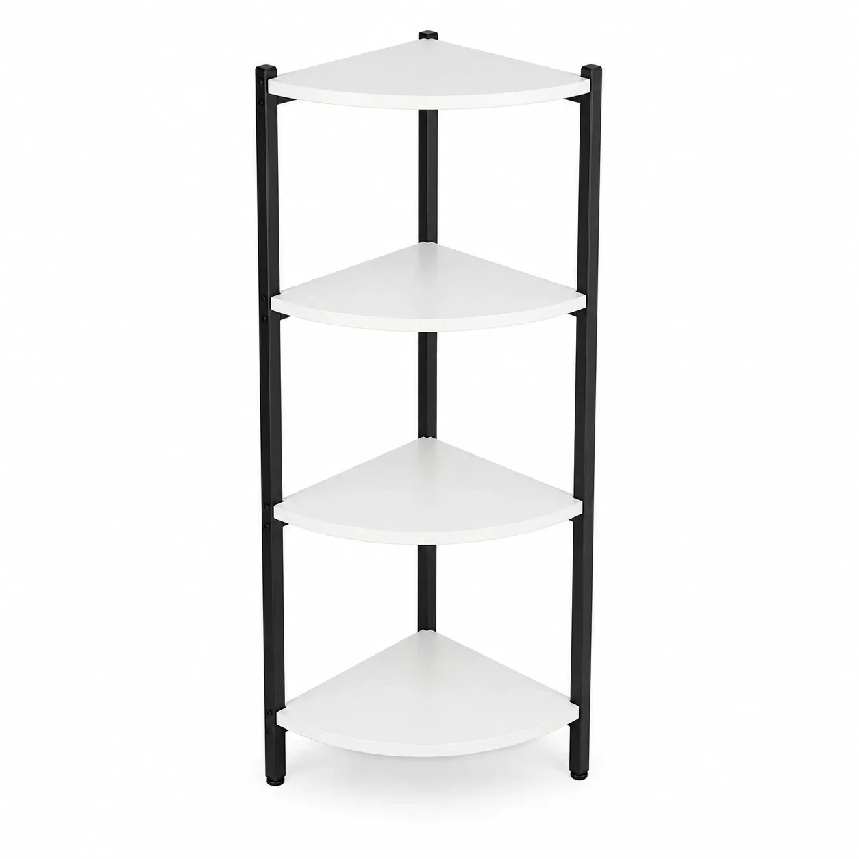 Kệ góc tường 4 tầng để đồ. (Trắng (WH), Nhỏ (S))